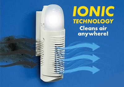 Air Police Ionic Air Purifier Traps Germs & Particles
