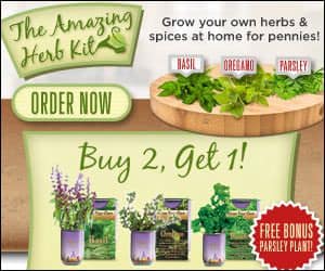Amazing Herb Kit – Basil, Oregano and Parsley Plants