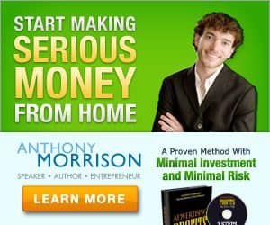 Anthony Morrison Author of Money Making Systems
