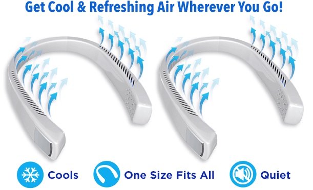 Arctic Air Freedom Neck Fan Hands Free Cooling Device