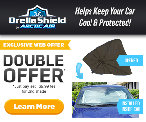 Brella Shield - WIndshield Umbrella