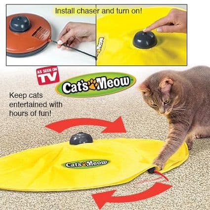 Cats Meow Toy Undercover Electronic Mouse Game