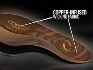 Copper Fit Balance Shoe Insoles