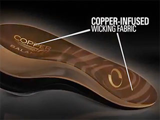 Copper Fit Balance Comfortable Shoe Insoles