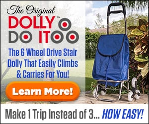 Dolly Do It 6 Wheeled Hand Dolly Goes Up and Down Stairs