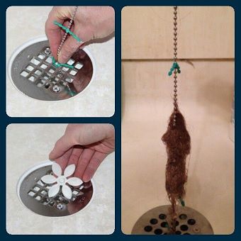 DrainWig Catches Hair Prevents Clogs in the Shower and Bathtub