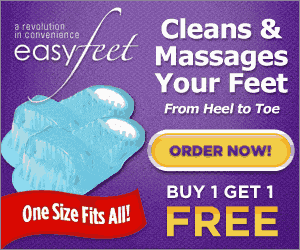Easy Feet Cleans and Massages Feet