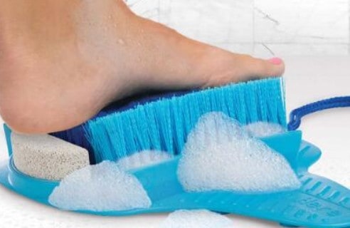 Fresh Feet As Seen On TV Foot Scrubber – Clean Feet While Standing