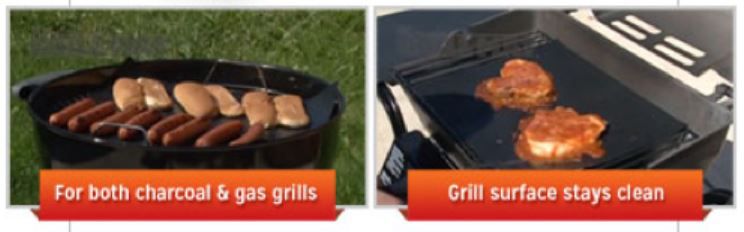 Miracle Grill Mat Grilling Surface Stays Clean
