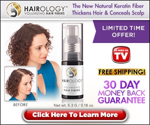 Hairology Keratin Volume Fiber Spray | Thickens Hair Instantly
