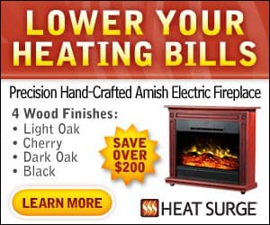 Heat Surge Roll N Glow Accent Electric Fireplace