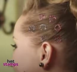 hot huez hair stamps