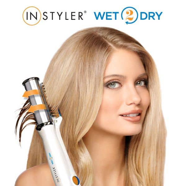 Instyler Wet 2 Dry Rotating Hair Iron Rolling Brush
