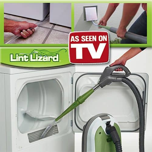 Lint Lizard Removes Dryer Lint