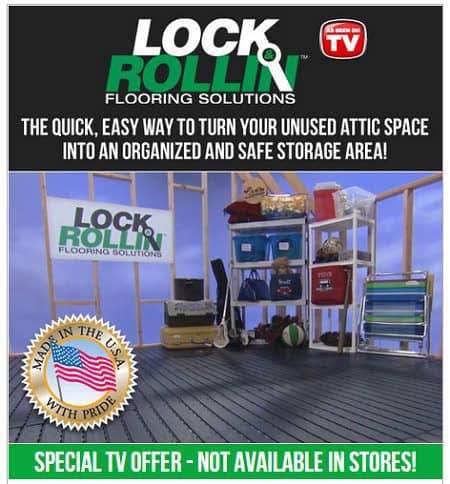 Lock & Rollin Flooring |DIY Attic Flooring Solution