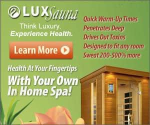 LuxSauna Far Infrared Home Sauna