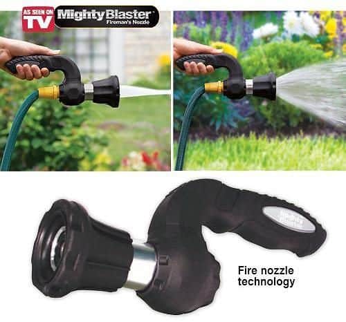 Mighty Blaster Hose Nozzle Power of a Fireman’s Hose