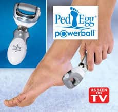 ped egg powerball heels