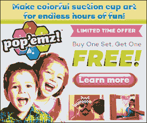 Popemz Suction Cup Art for Endless Hours of Fun