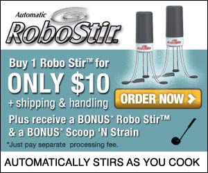 RoboStir Automatically Stirs Food No Hands