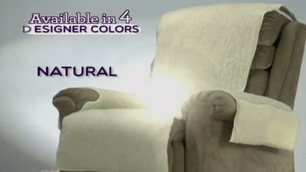 Snuggle Up Fleece Comfy Reclining Chair Cover