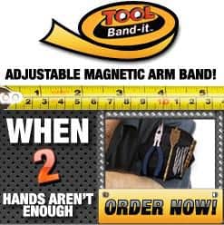 Tool Band-It Adjustable Magnetic Arm Band