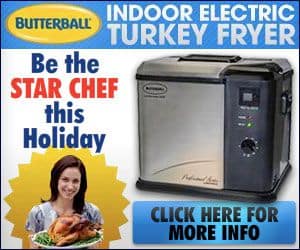 Butterball Turkey Indoor Electric Fryer